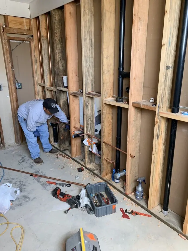 Commercial rough-in plumbing for Water Heater Replacement in Lombard